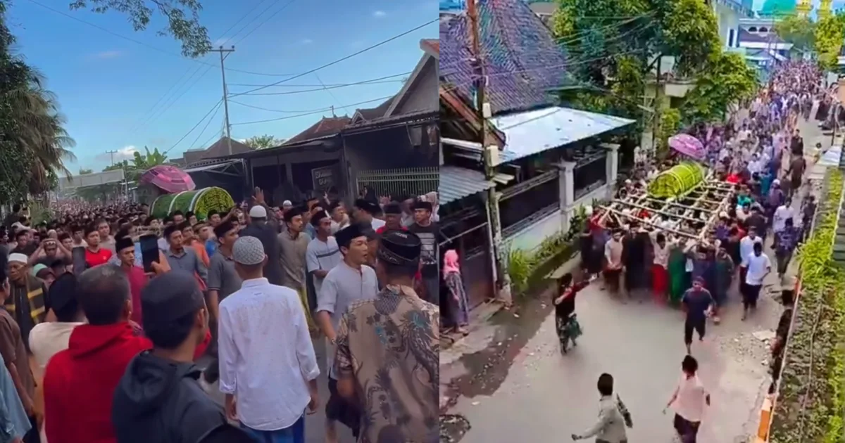 Ribuan Jamaah Padati Pemakaman TGH Muslihin Saleh di Kotaraja Lombok Timur