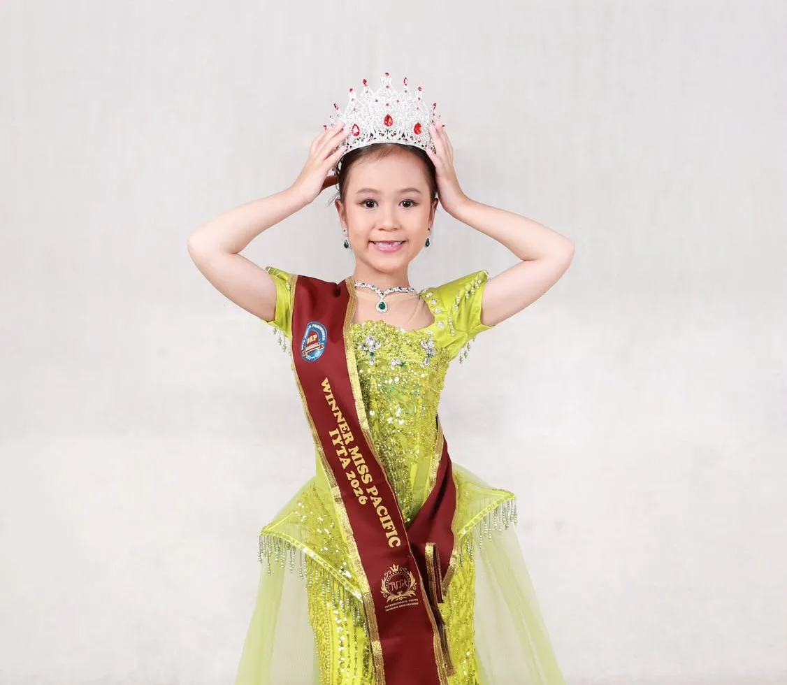 Membanggakan! Dyandra Luvana, Bocah 7 Tahun Asal Lombok Raih Gelar Miss Pacific IYTA 2026, Borong Empat Penghargaan Internasional