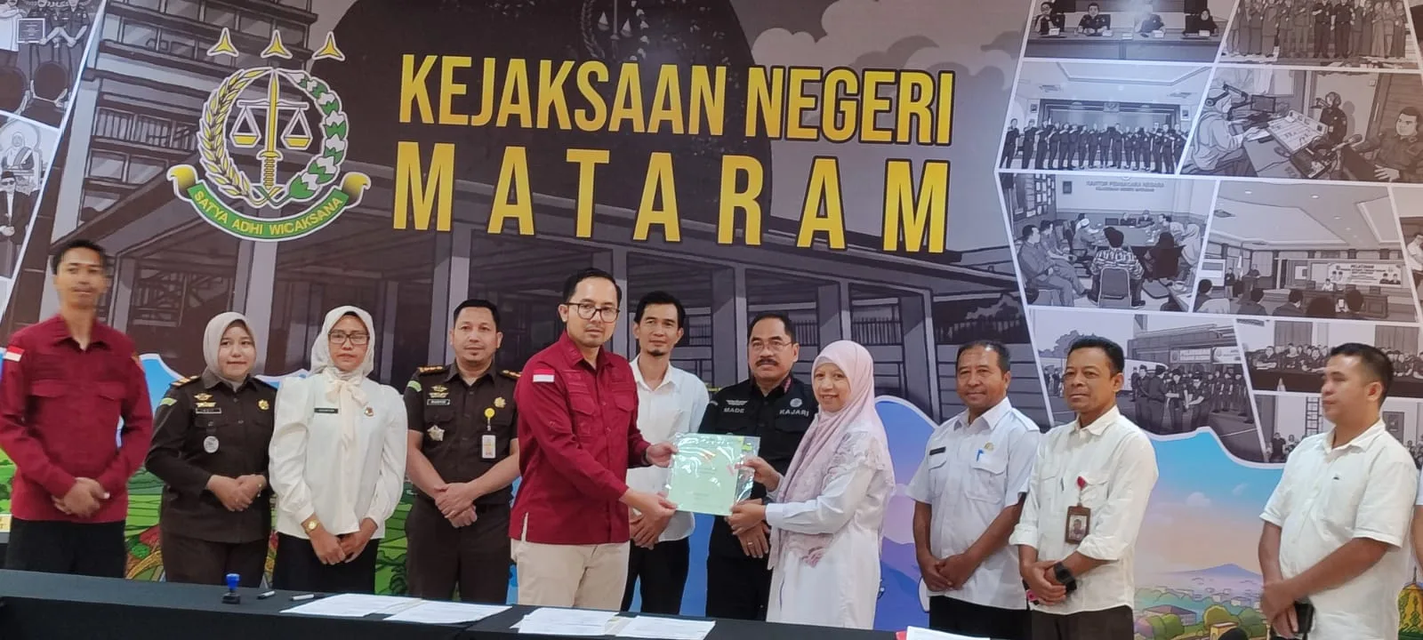 Kejari Mataram Serahkan Kembali Aset Bagik Polak, Pemkab Lobar Optimalkan untuk PAD