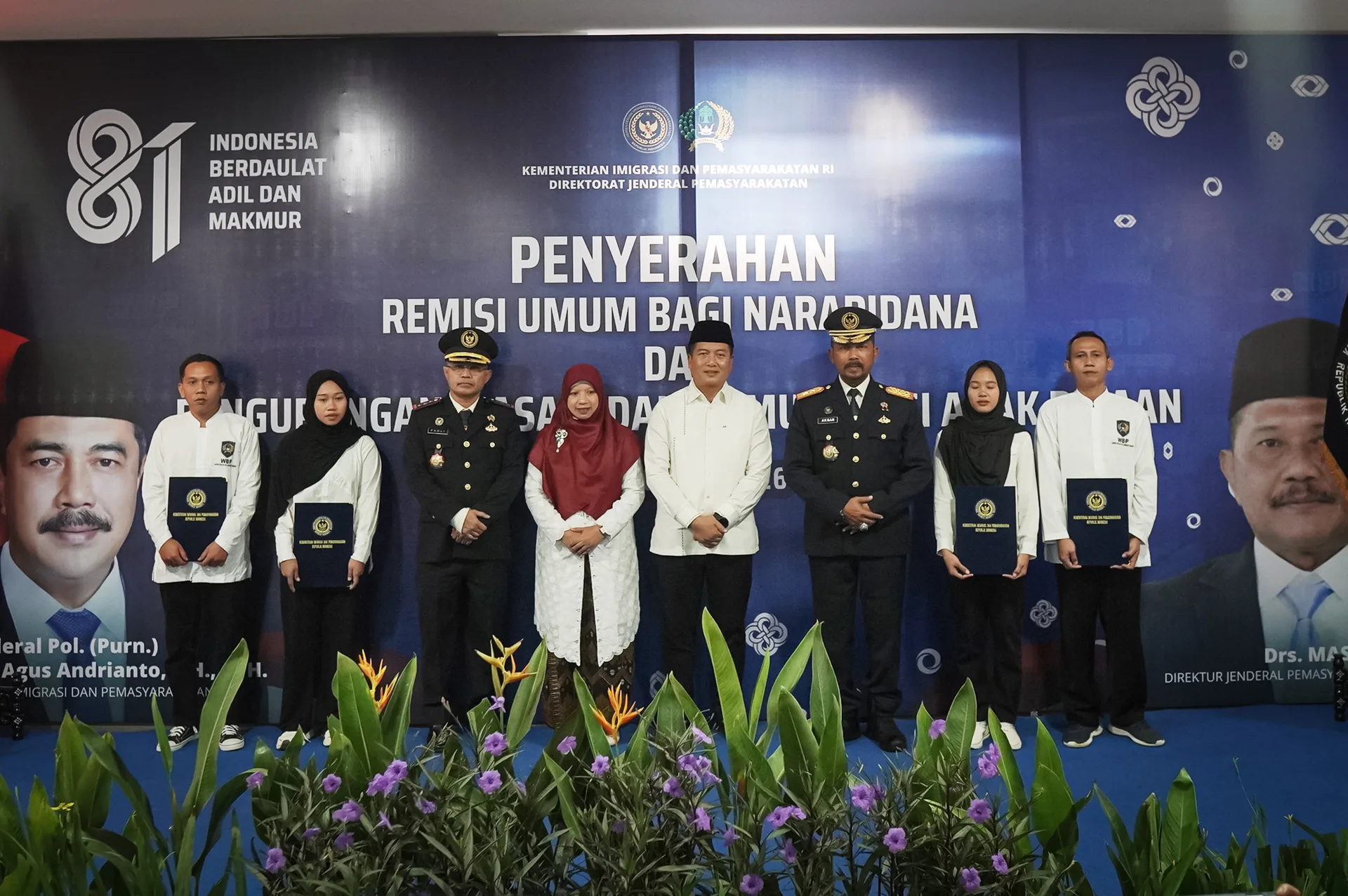 HUT ke-81 RI, 3.170 Narapidana dan Anak Binaan di NTB Terima Remisi dan Pengurangan Masa Pidana