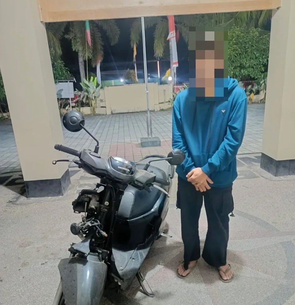 Kolaborasi Polresta Mataram dan Polsek Gunungsari Berhasil Ungkap Curanmor, Pelaku Dibekuk Bersama Motor Curian